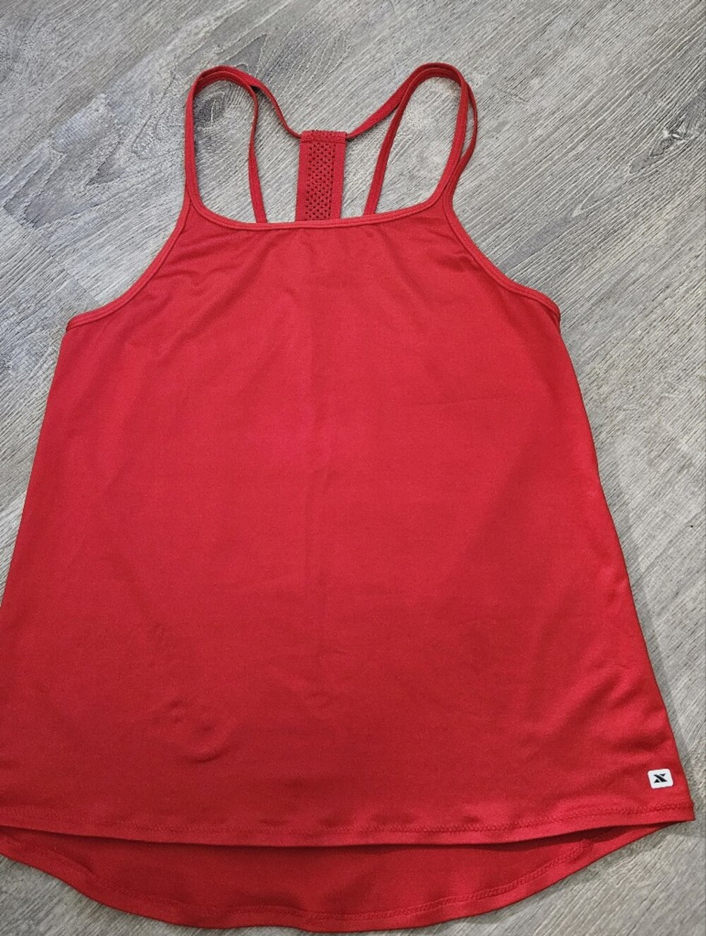 XTERRA Women's XS Red Strappy Back Athletic Workout Tank Top Cami Activewear